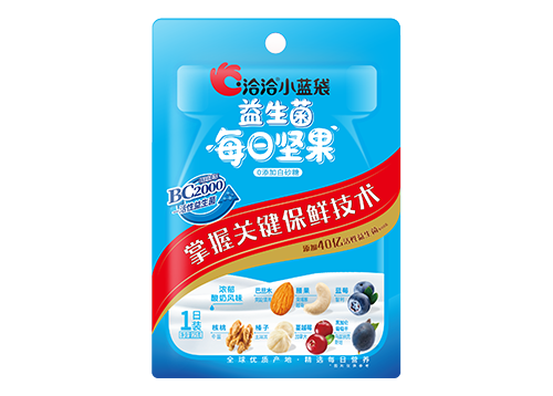 918博天娱乐小蓝袋益生菌每日坚果